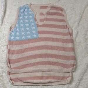 Women’s American Flag Sleeveless Top